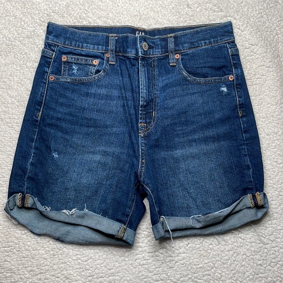 Gap Denim High Rise Shorts Size 4 / 27 R  Jeans - Picture 2 of 6